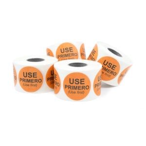 etiqueta use primero soluble