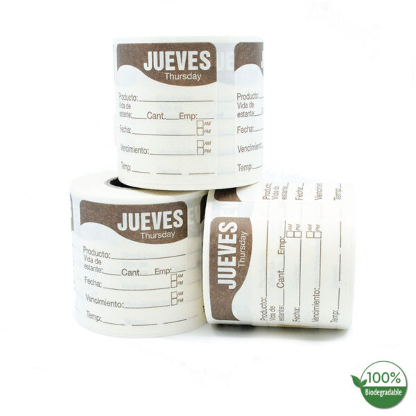 etiquetas solubles jueves