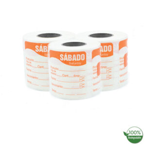 etiquetas solubles sábados