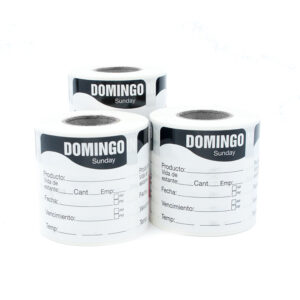 etiquetas de rotación domingo